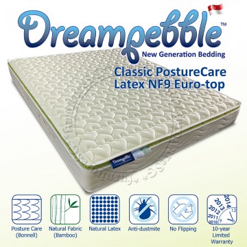 DreamPebble Classic Posture Care Latex NF9 Euro Top Spring Mattress